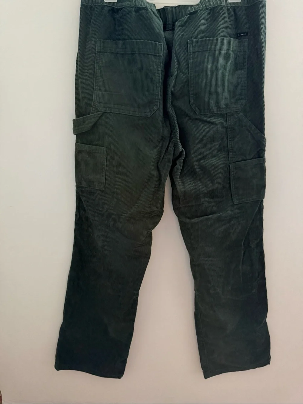 PacSun Men's Forest Green Corduroy Drawstring Pants